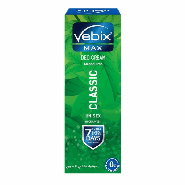 كريم مزيل عرق فيبيكس ماكس ديو اخضر 25 جم