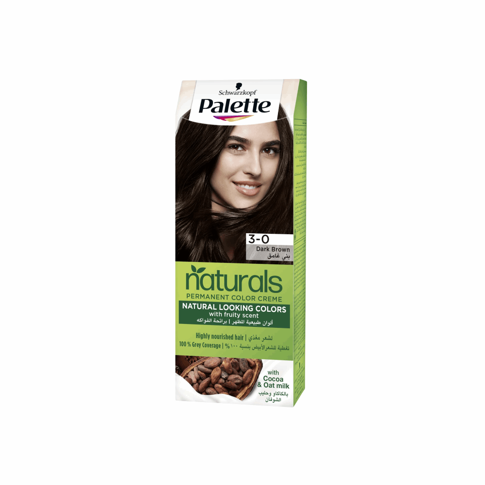 صبغه شعر باليت نتشورال بنى غامق 0-3