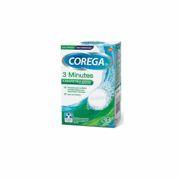 منظف لاطقم الاسنان كوريغا 36قرص