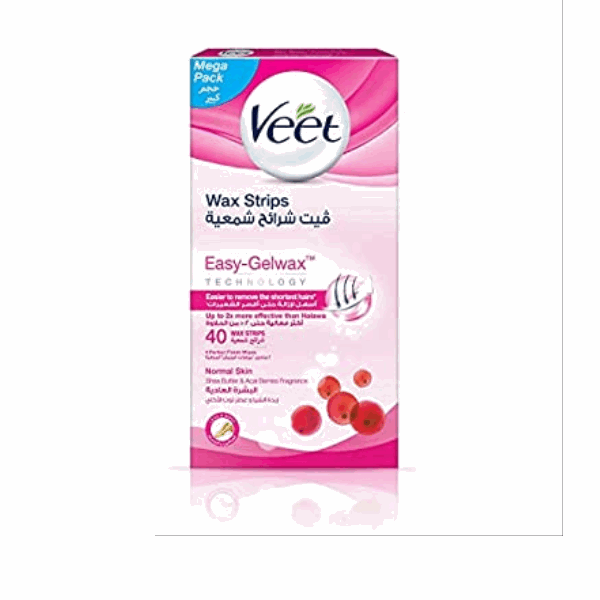 شمع ازالة شعر فيت شرائح شمعية بشرة عادية 12قطعة