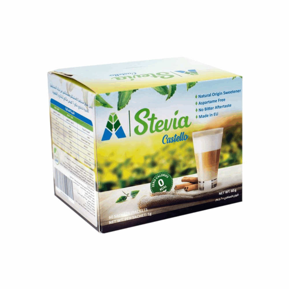 سكر دايت ستيفيا كاستيلو 60 كيس