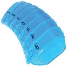 حافظة دواء بل كار اسبوعية