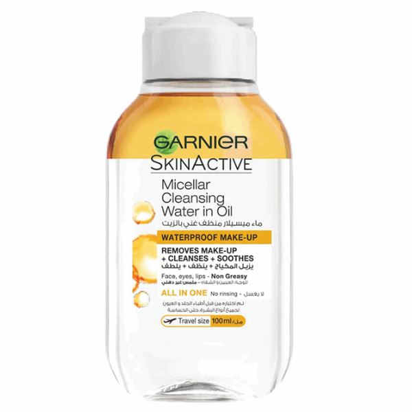 ماء ميسلار غارنييه منظف مكياج بنظف ويلطف 100مل
