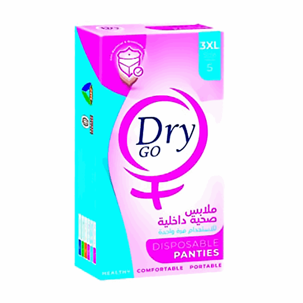 ملابس صحية داخلية دراي جو بانتس لاستخدام مرة واحدة 5قطعة 3 اكس لارج