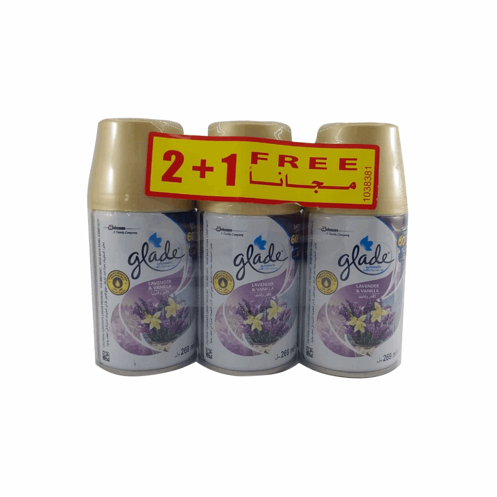 بوكر غيار جليد لافندر269مل 2+1