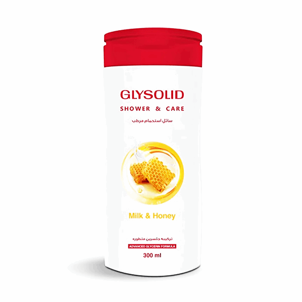 شاور جل جليسوليد ميلك &amp;هاني 300مل