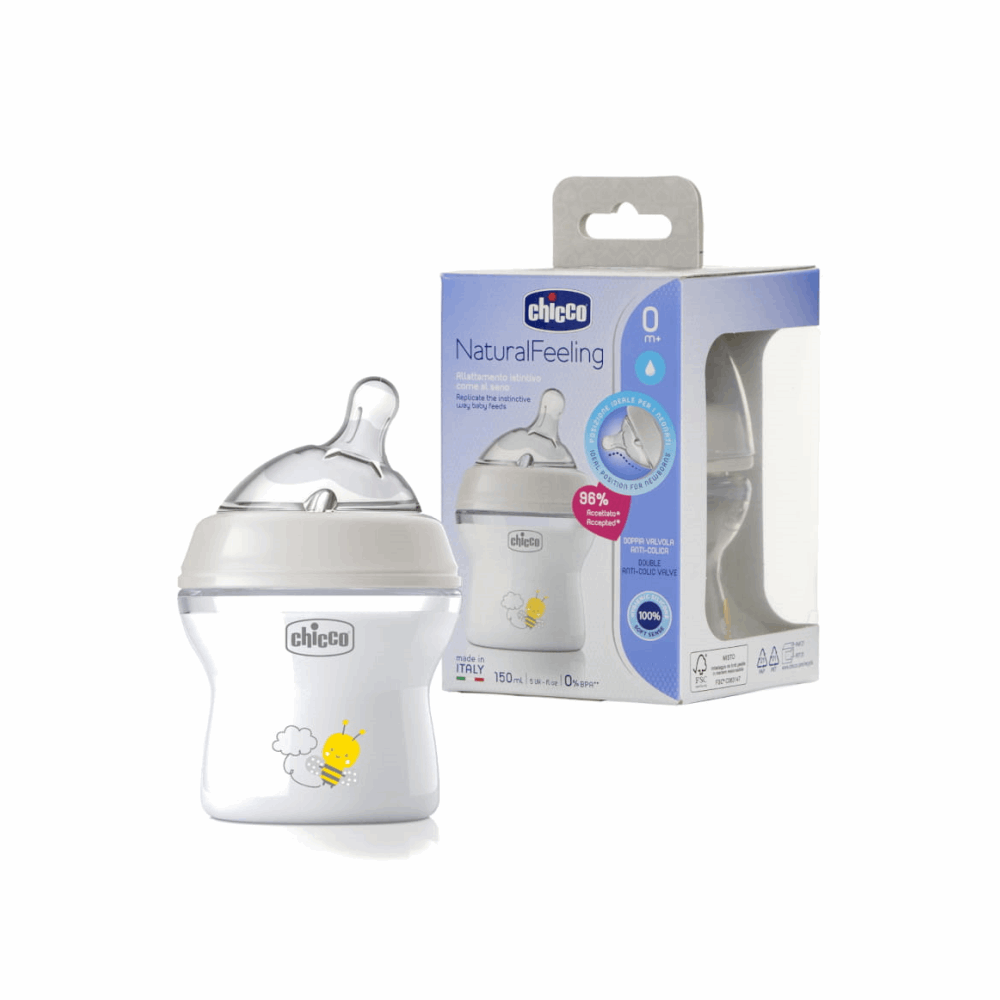 ببرونة شيكو ناتيورال فيدينج 150 مل بيضاء ش+0