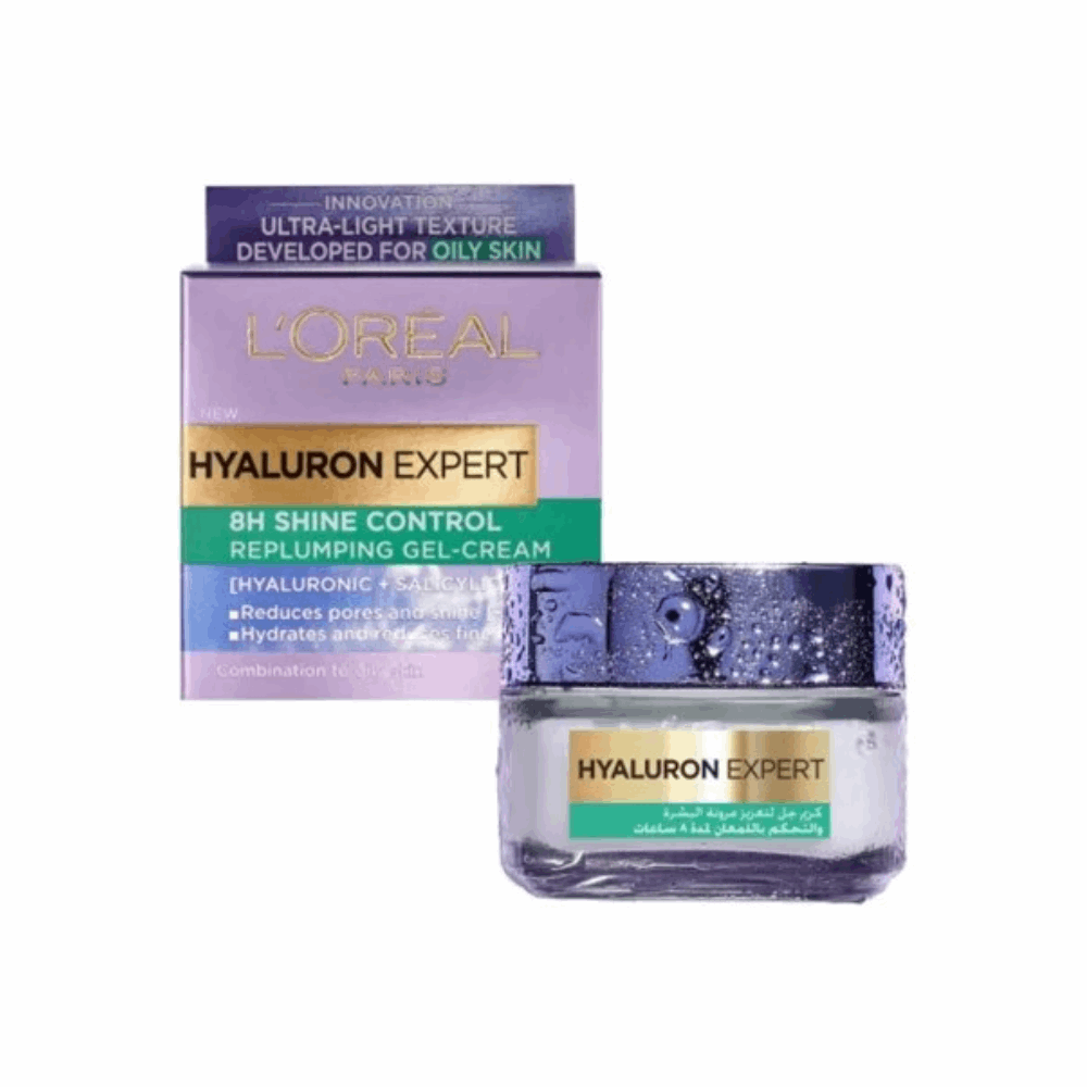 كريم لوريال باريس هيالورون اكسبيرت كريم للبشرة الدهينة 50مل
