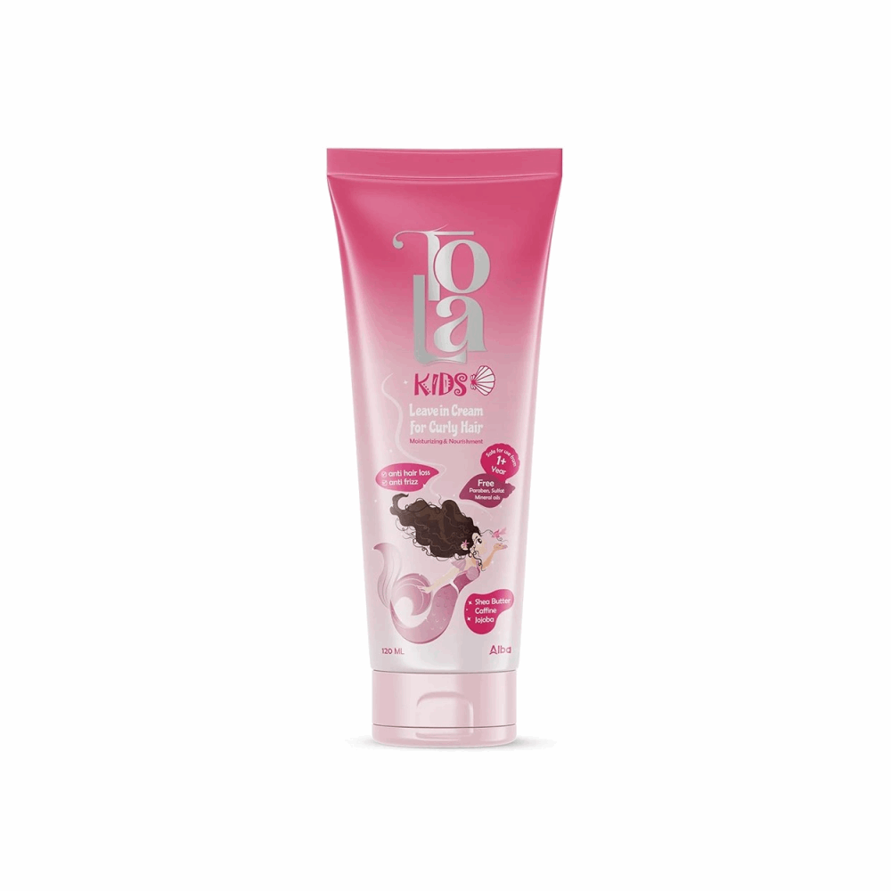 كريم شعر تولا ليف ان لتقليل التساقط للشعر الكيرلى 120مل للاطفال