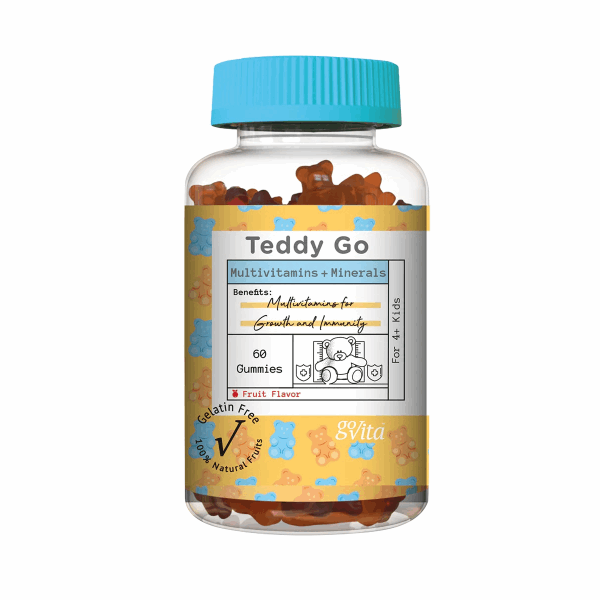 قطع حلوى تيدي جو مكمل غذائي للاطفال مقوي للمناعة 60 قطعة