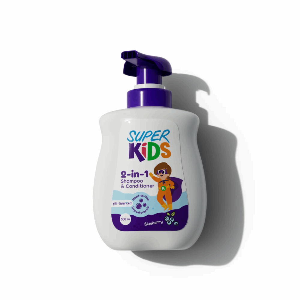 شامبو و بلسم سوبر كيدز اطفال 2*1 500مل