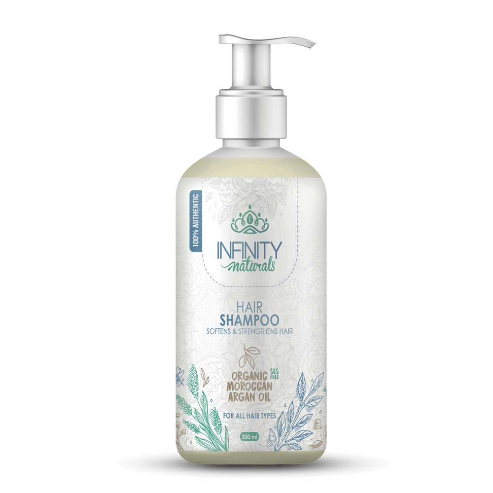 شامبو للشعر انفينيتي ناتشورال بزيت الارجان العضوي 300 ملل