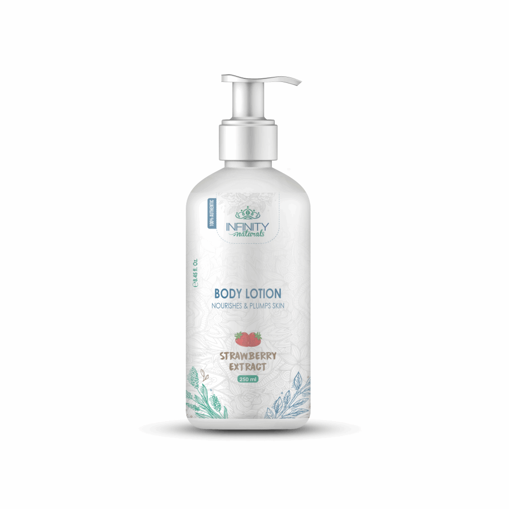 لوشن للجسم انفينيتي ناتشورال بمستخلص الفراولة 250 جم