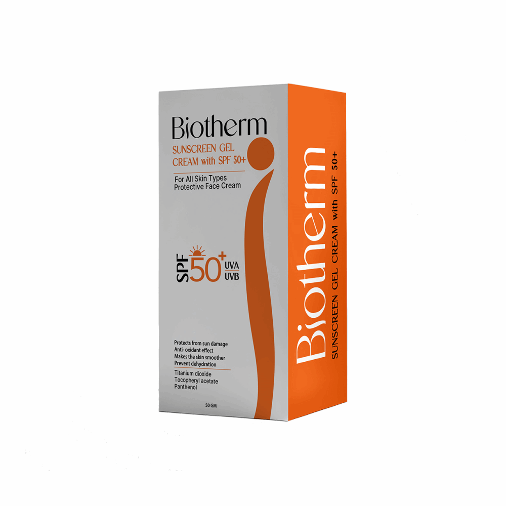 صن بلوك بيوثيرم جل كريم spf+50 بعامل حماية 50 جم