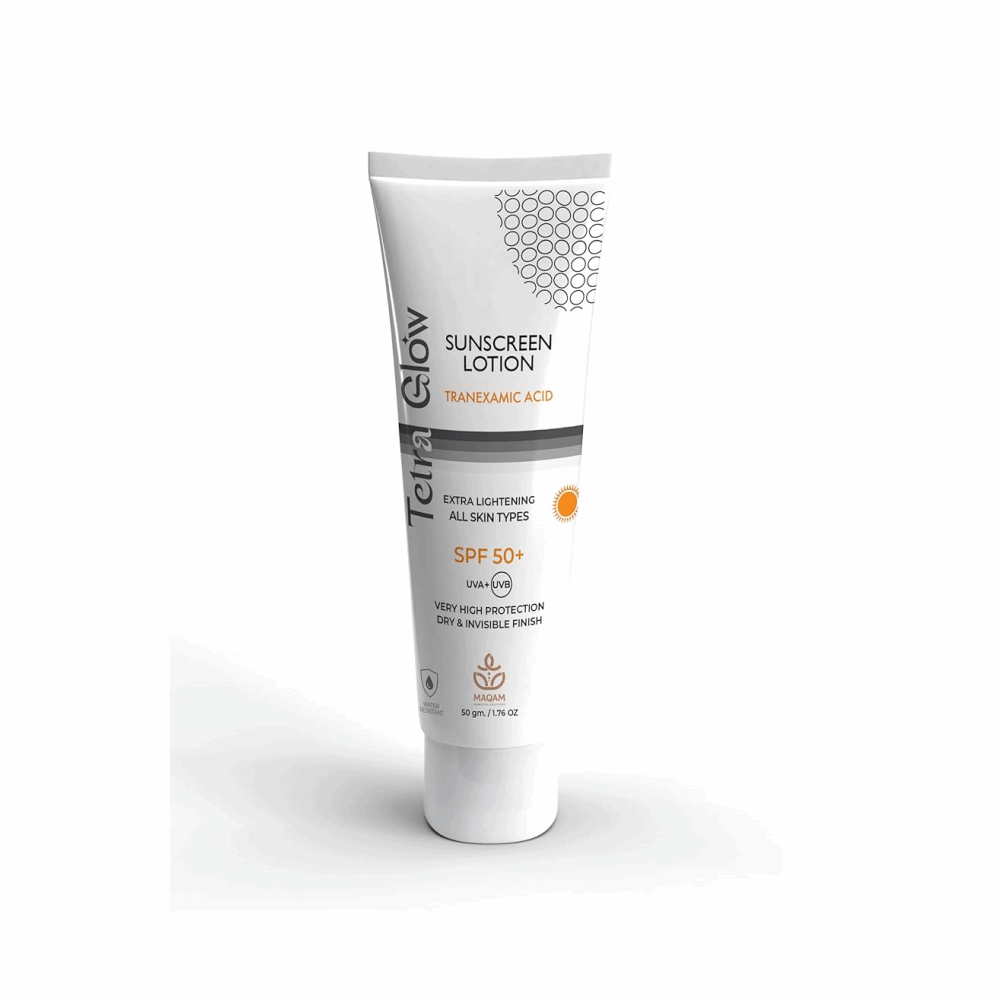 لوشن تتراجلو واقي شمس spf50+ لجميع انواع البشرة 50جم