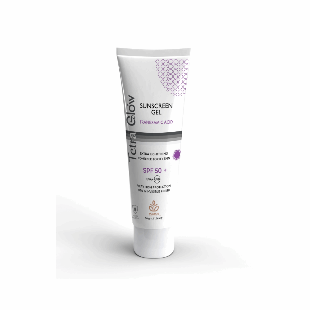 صن سكرين جل تتراجلو واقي شمس spf50+ للبشرة المختلطة والدهنية 50جم
