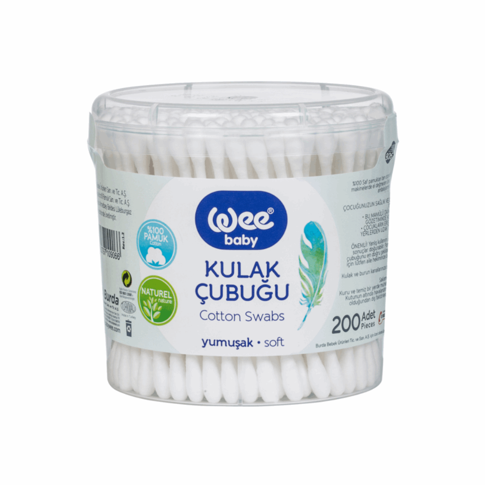 قطن وي تنظيف الطفل 300 قطعة 906