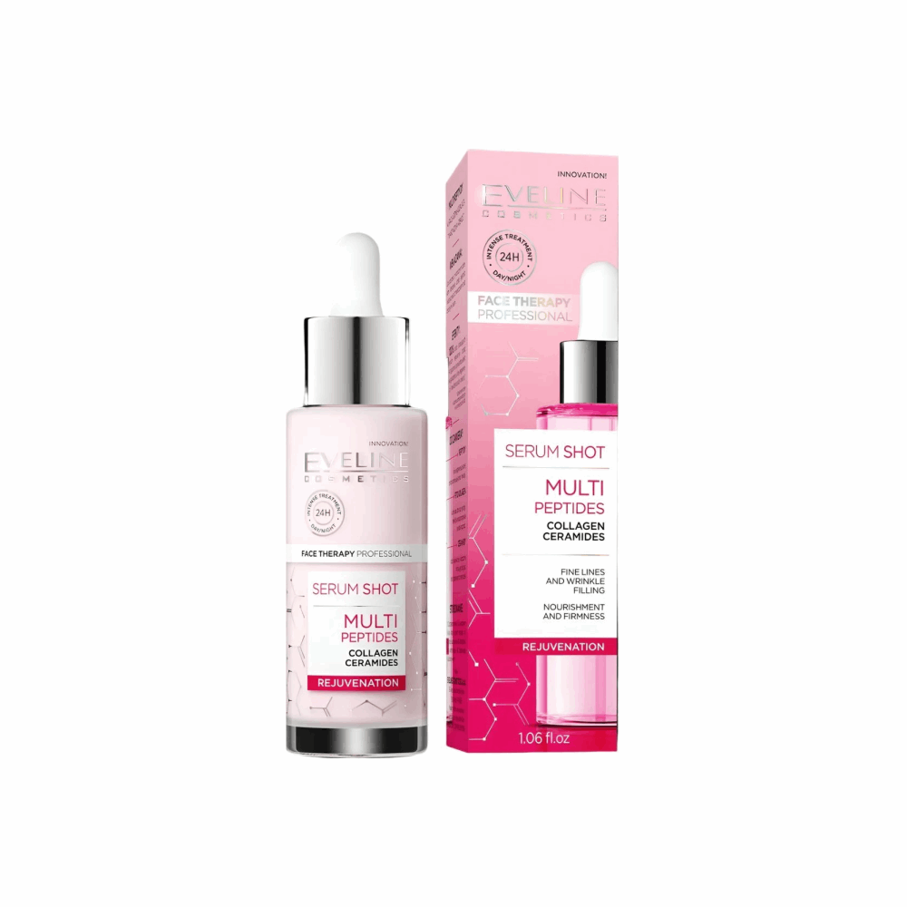 سيرم للبشرة ايفيلين مالتي بيبتايد كولاجين سيراميد 30 مل