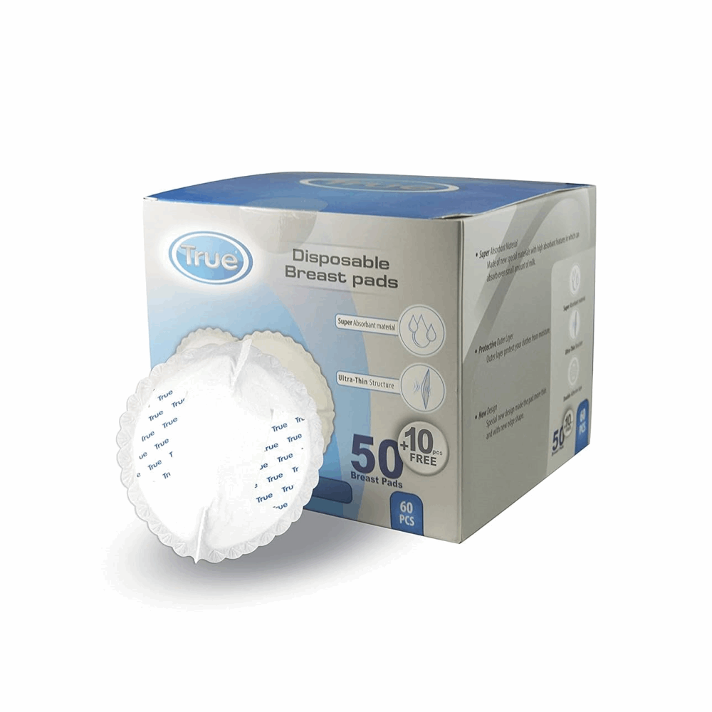 وسائد ثدي ترو جولد 50 قطعة +10 مجانا 2018910