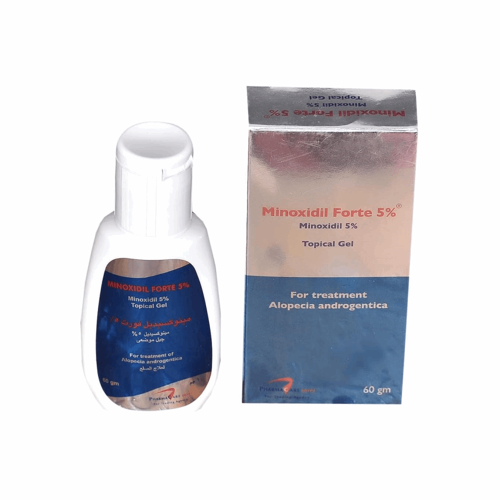 جل شعر مينوكسيديل فورت %5 60 مجم